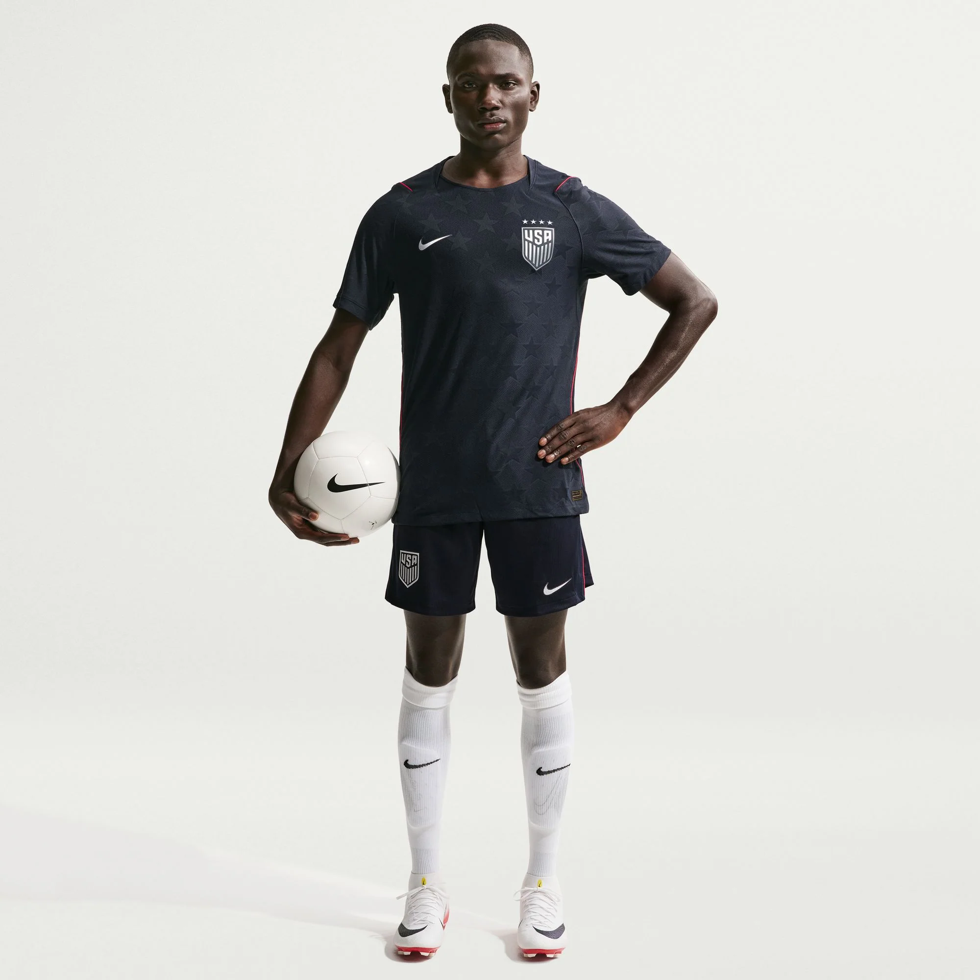 Men's Nike USWNT 2026 Personalized Away Match Jersey - Stars - Image 7