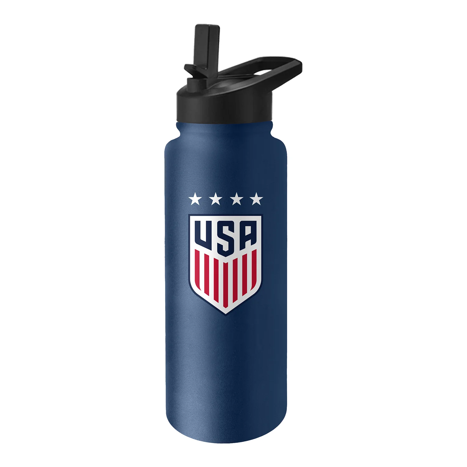 Logo USWNT 34 oz. Stainless Blue Quencher Bottle