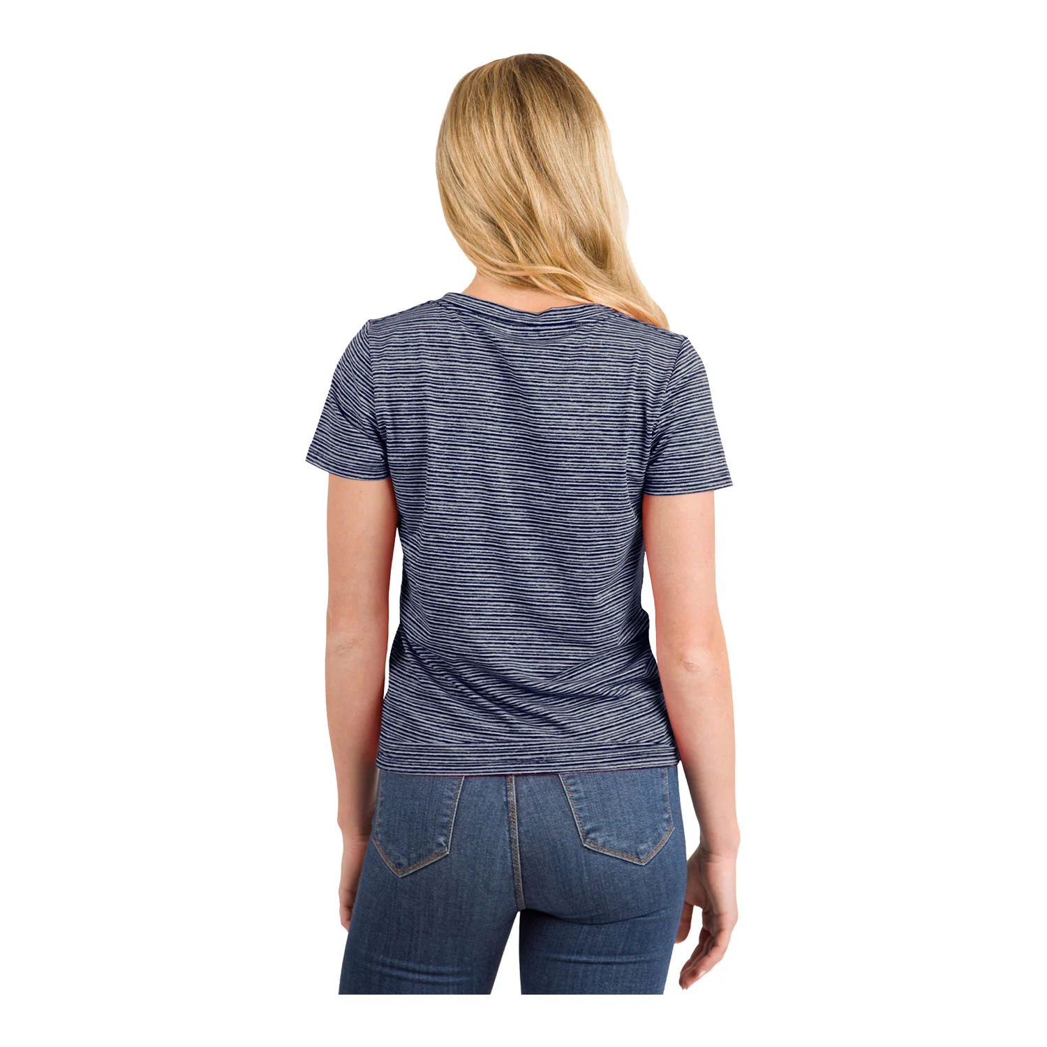 Women's New Era USWNT Arched Navy Tee - Image 2