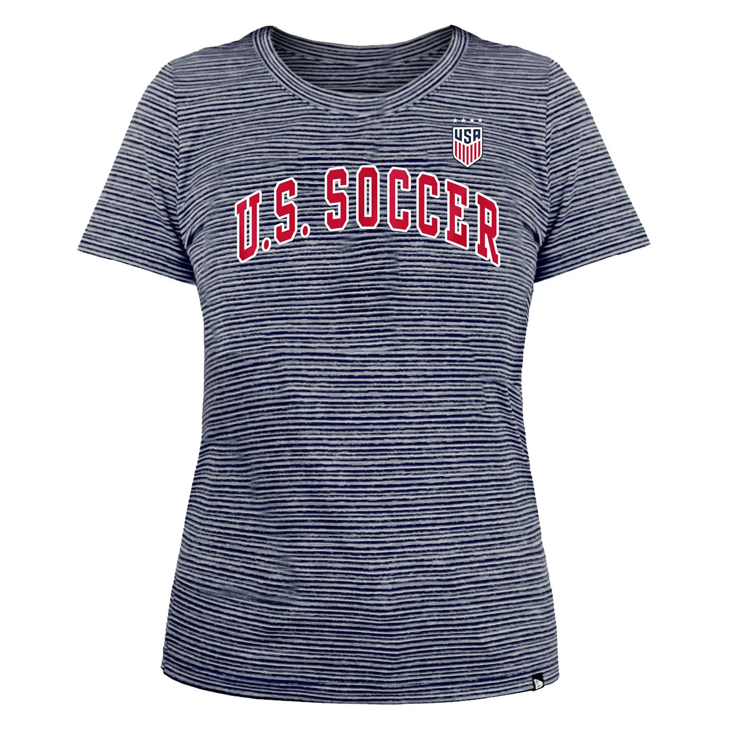 Women's New Era USWNT Arched Navy Tee - Image 3