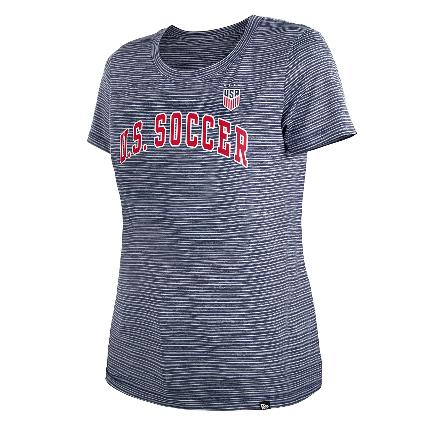 Women's New Era USWNT Arched Navy Tee - Image 4