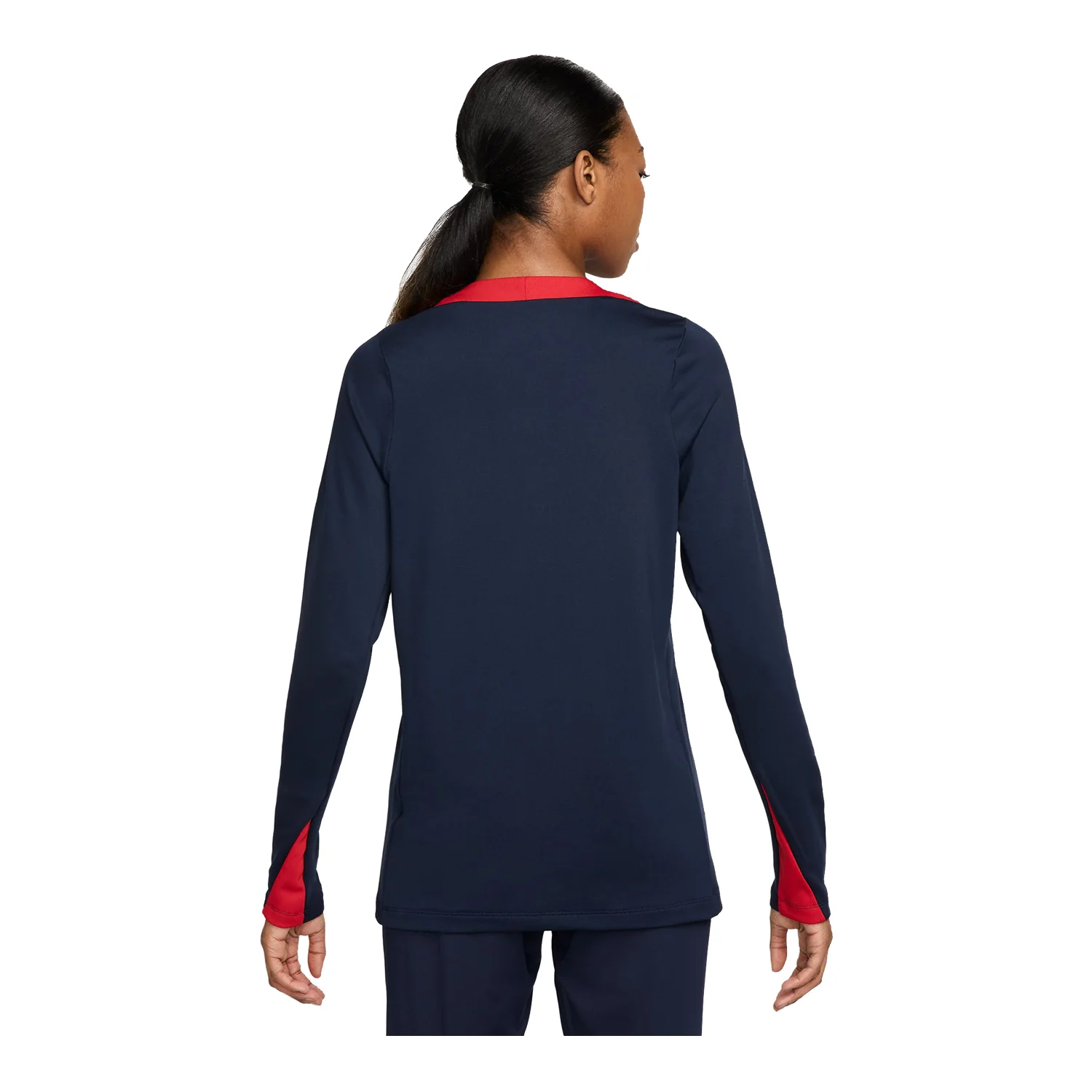 Women's Nike USWNT VW Strike Long Sleeve Navy Top - Image 3