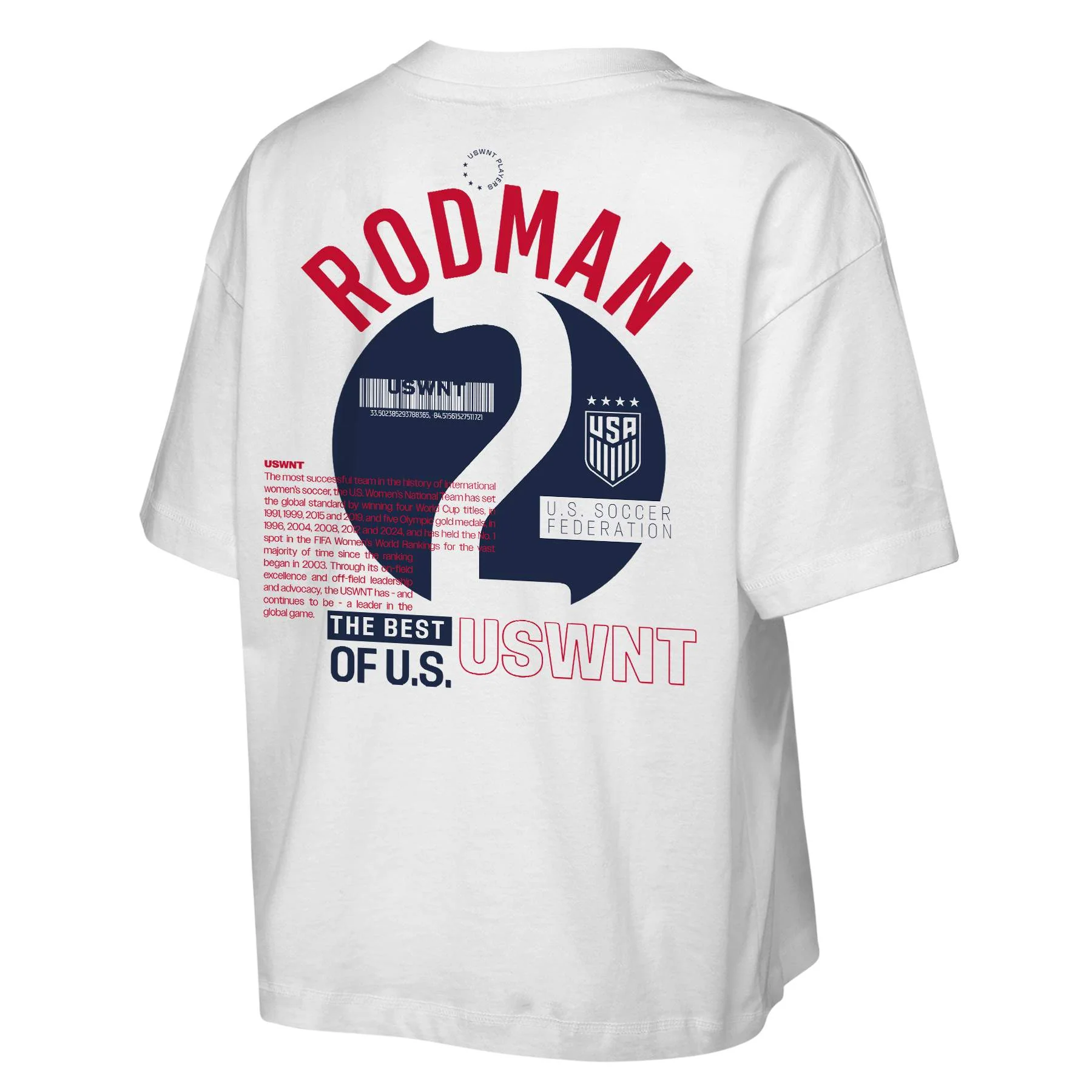 Ladies Outerstuff USWNT Trinity Rodman Poster T-Shirt - Image 2