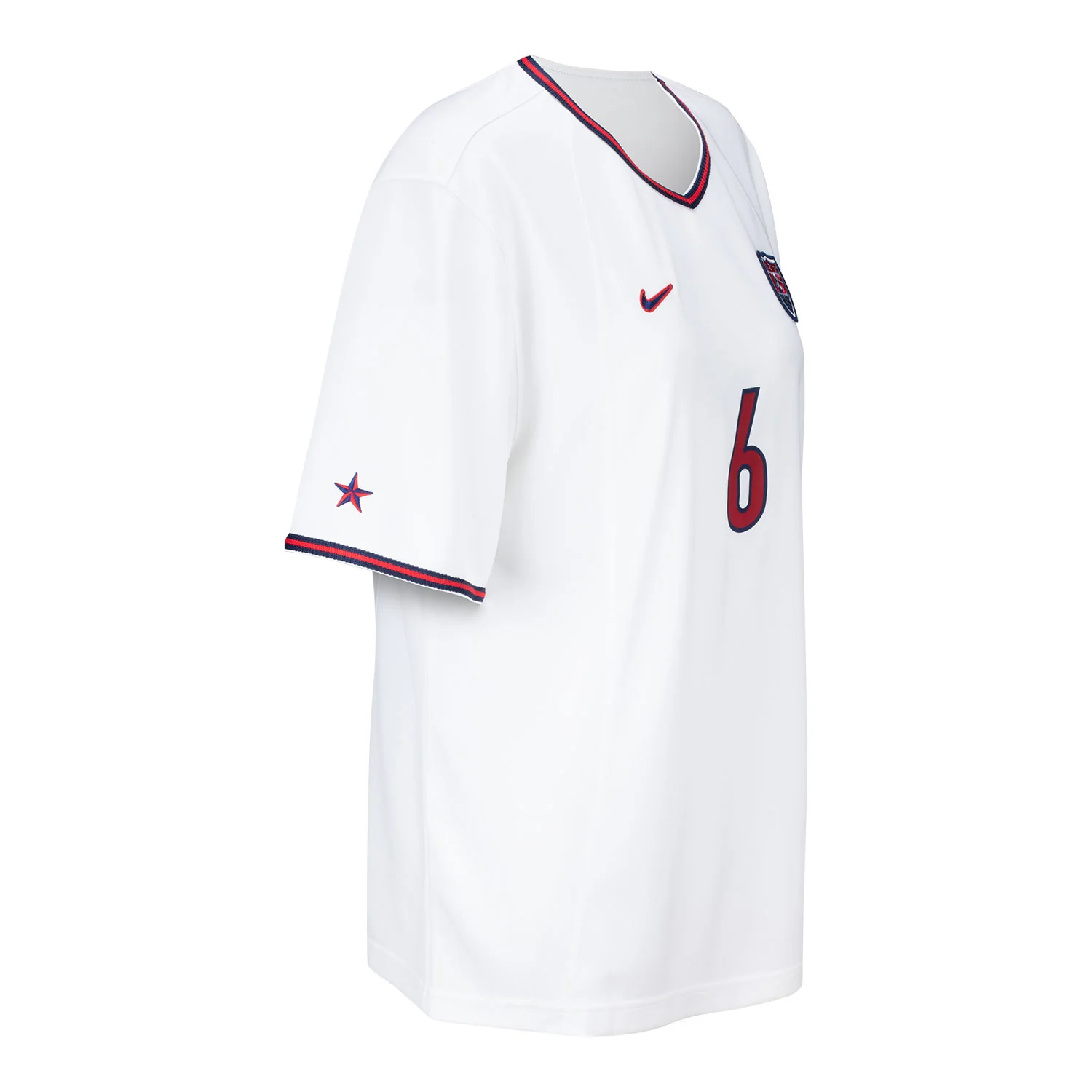 Women's Nike USWNT 1999 Chastain 6 Home White Stadium Jersey - Image 3
