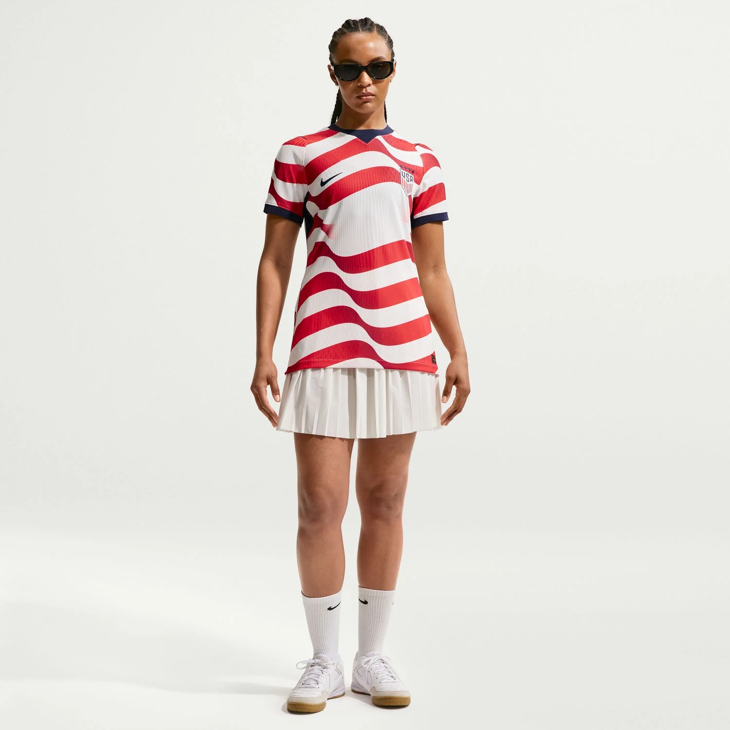 Women's Nike USWNT 2026 Home Match Jersey - Stripes - Image 4