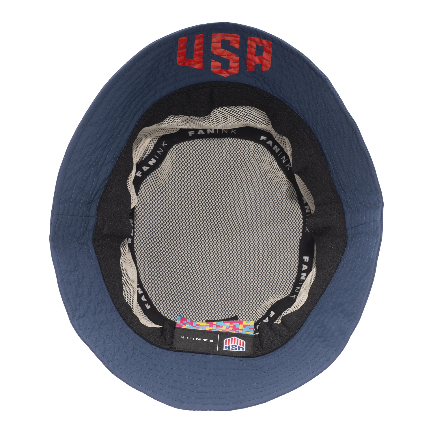 Adult Fan Ink USWNT Whitewater Navy Bucket Hat - Image 5