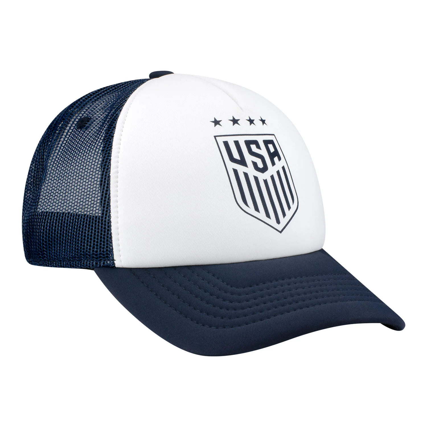 Adult Fan Ink USWNT Storm Navy Snapback Hat - Image 2