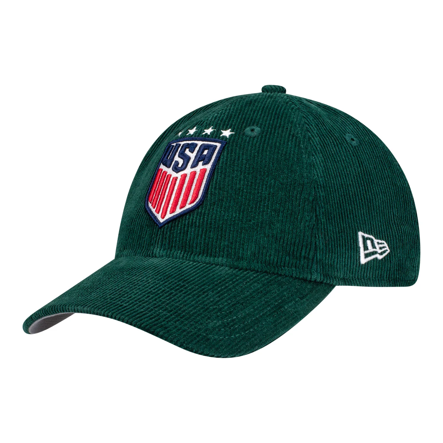 Adult USWNT New Era 9Twenty Dark Green Corduroy Hat