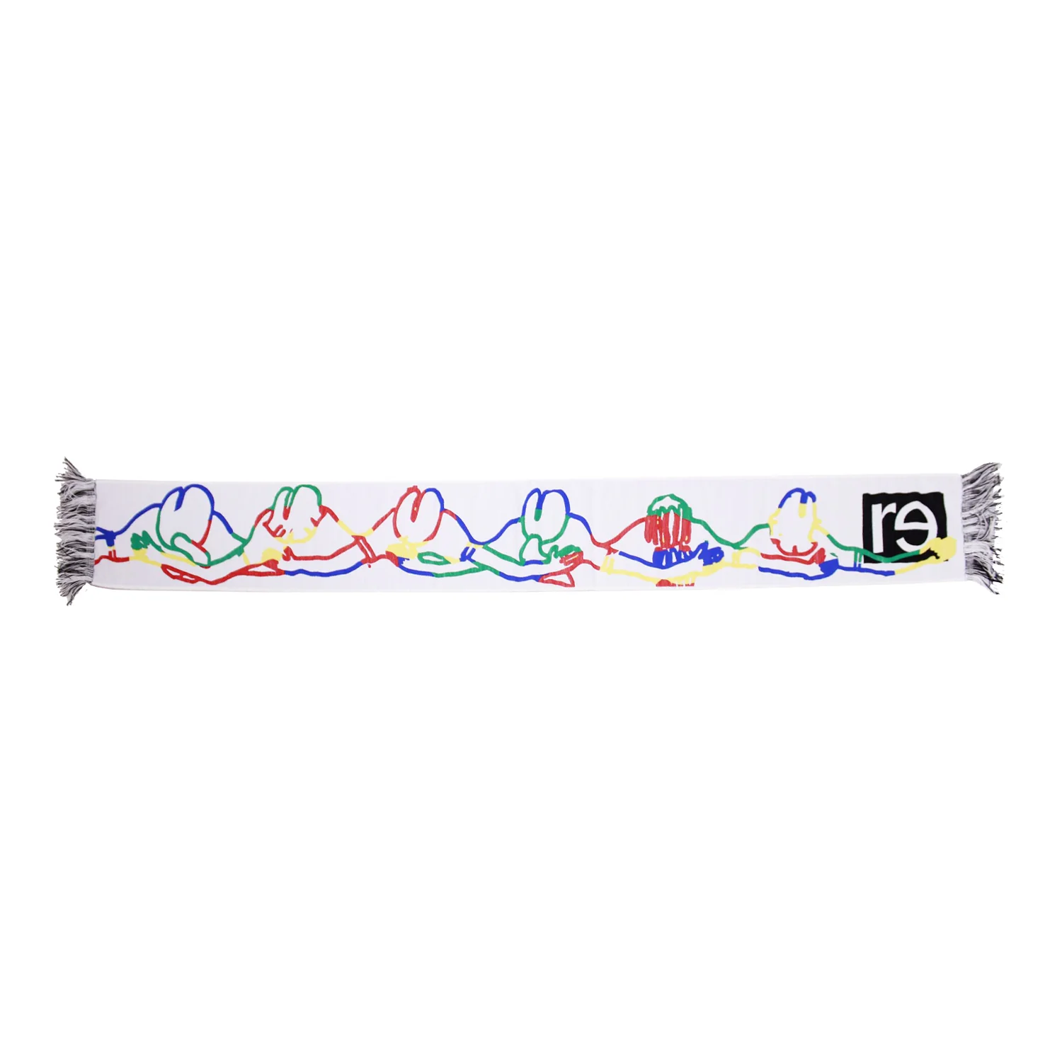 USWNT SheBelieves x RE-INC White Scarf - Image 2