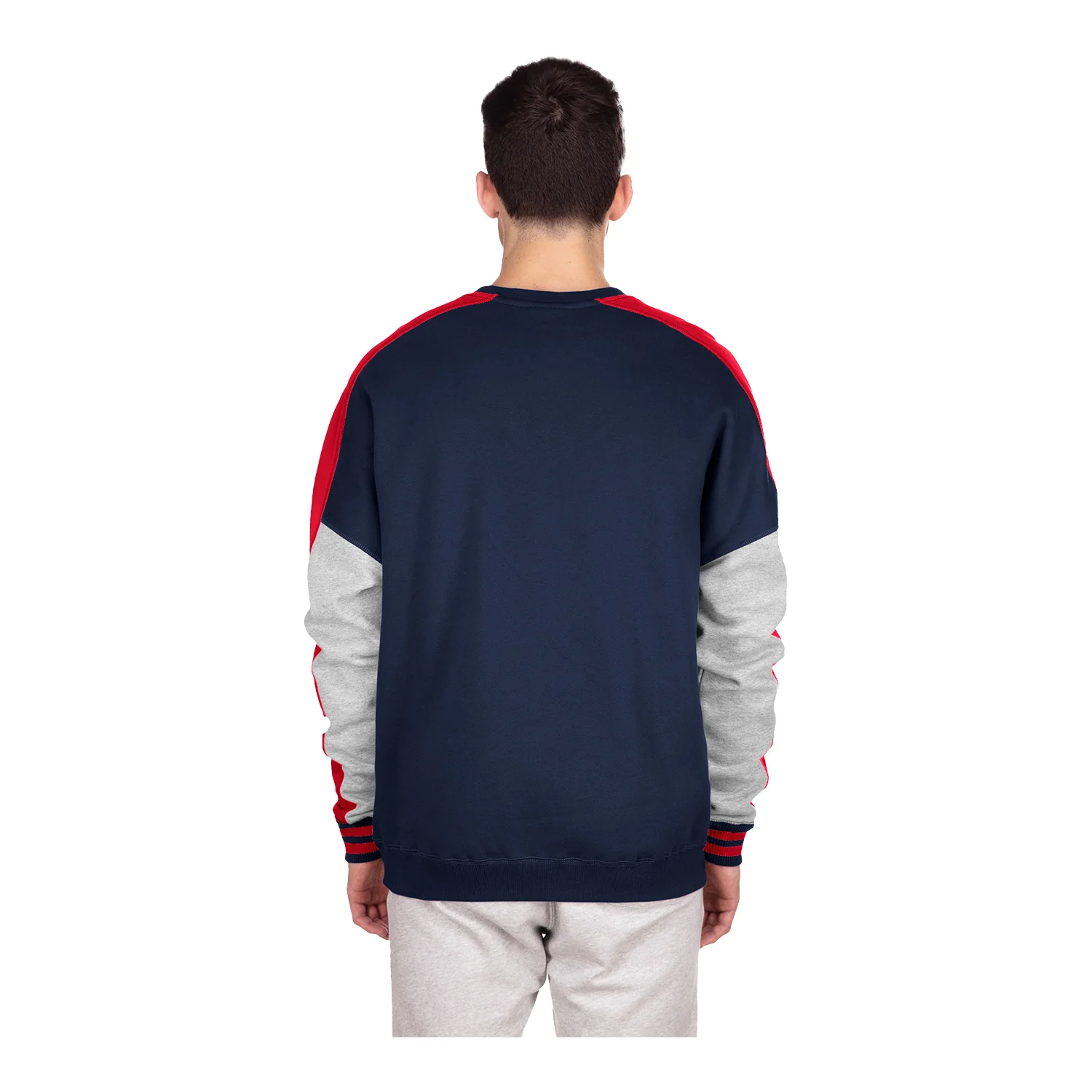 Men's New Era USWNT Navy Split Crewneck - Image 5