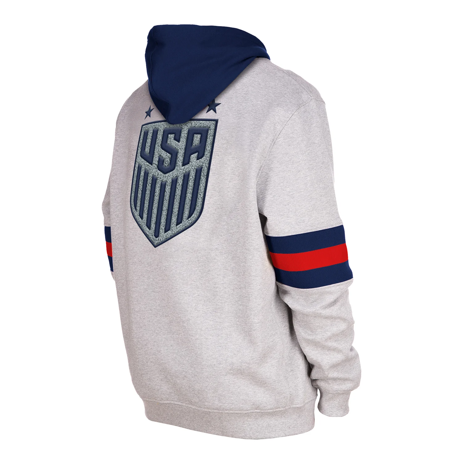 Men's New Era USWNT Grey Hoodie - Image 3