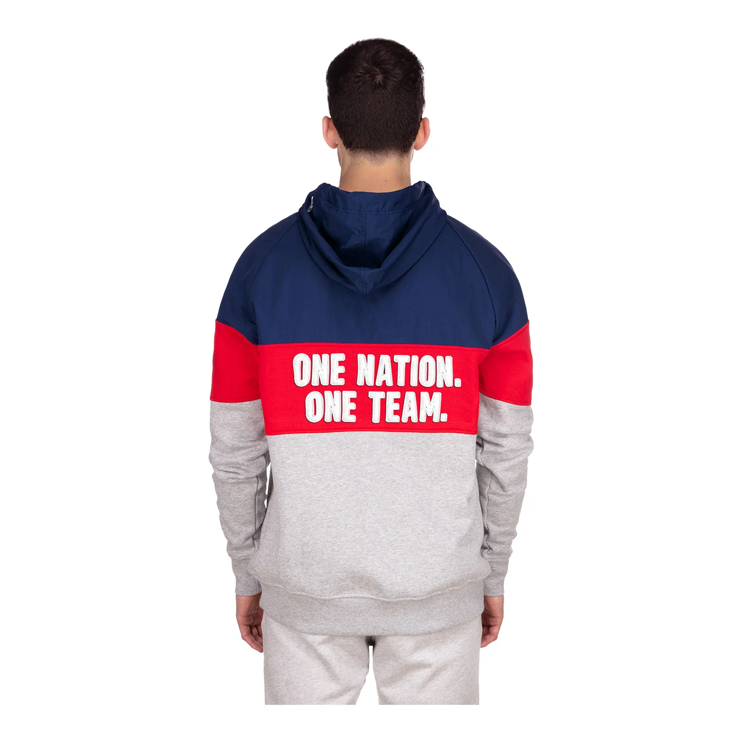Men's New Era USWNT Tri-Color Hoodie - Image 6
