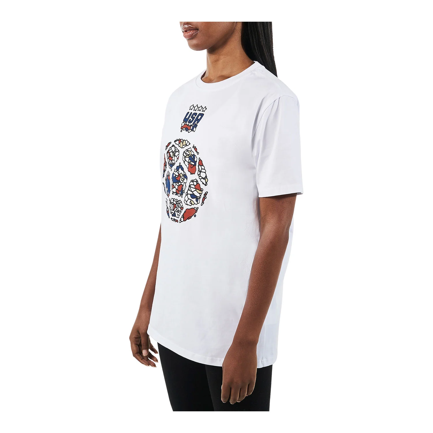Unisex Round21 USWNT Our Time White Tee - Image 3