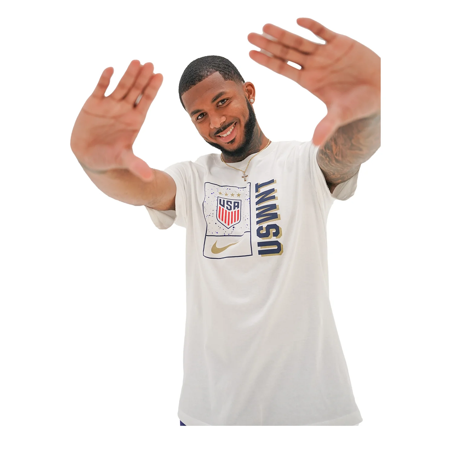 Men's Nike USWNT Core White Tee - Image 3
