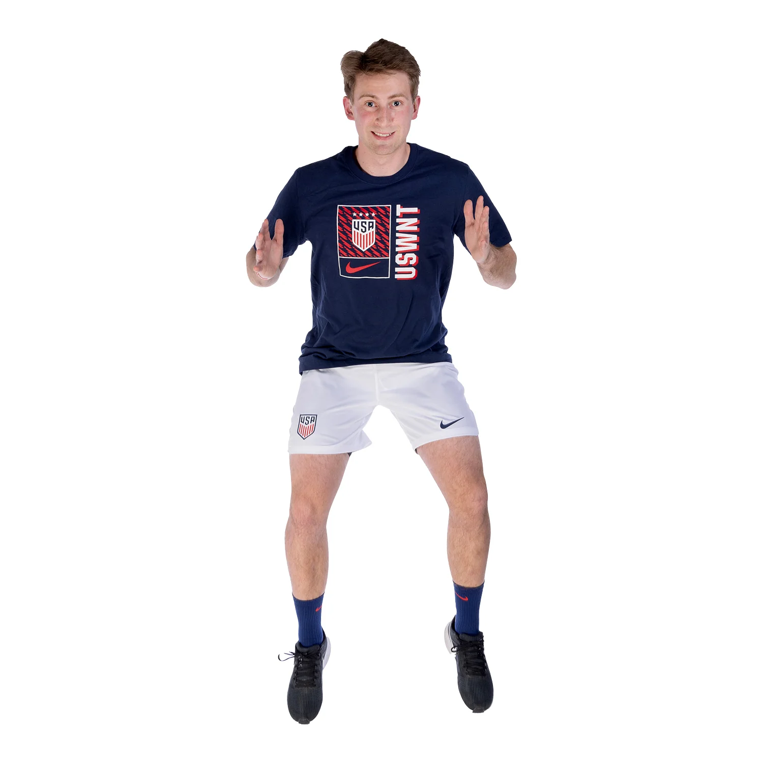 Men's Nike USWNT Core Navy Tee - Image 3