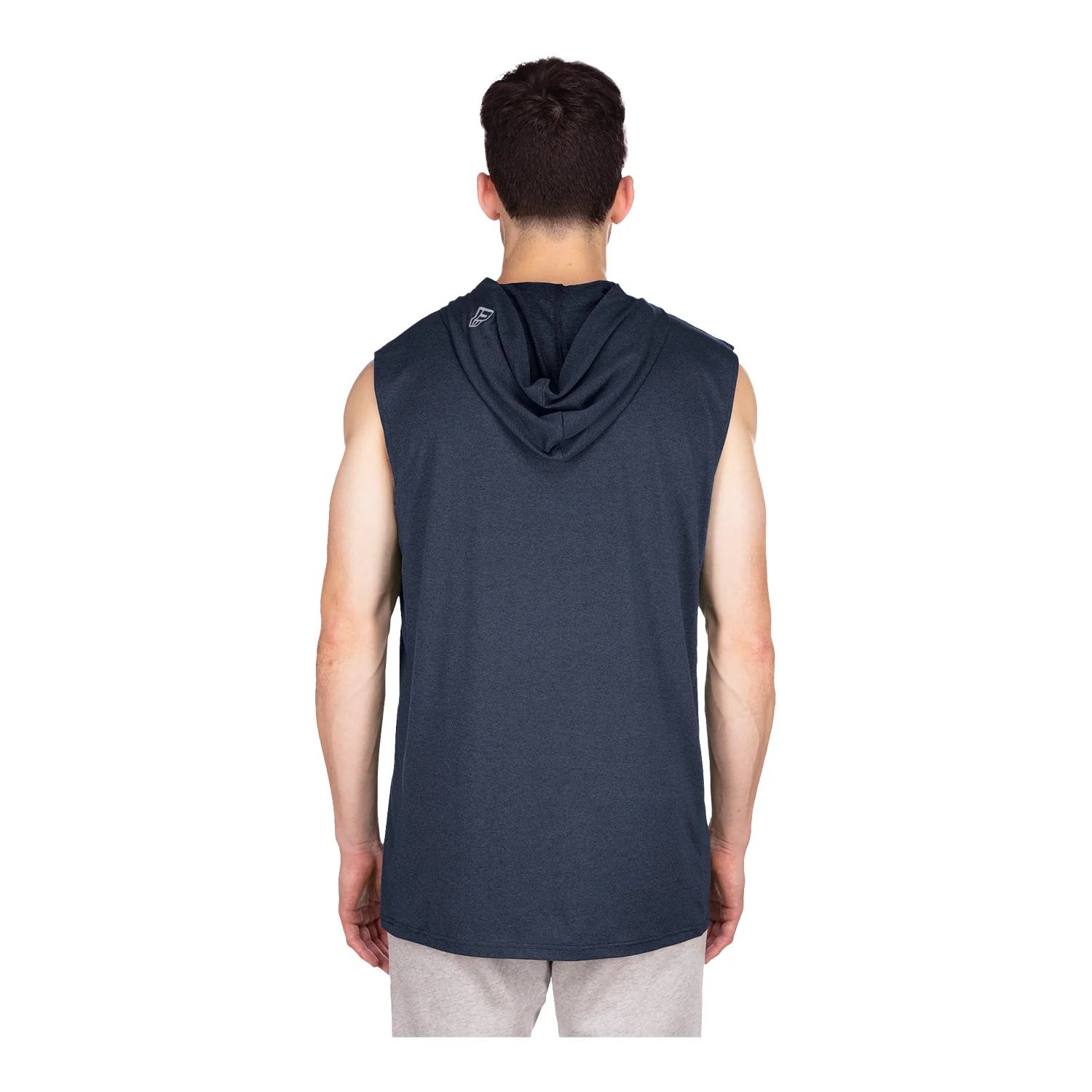 Men's New Era USWNT Navy Sleeveless Hoodie - Image 5