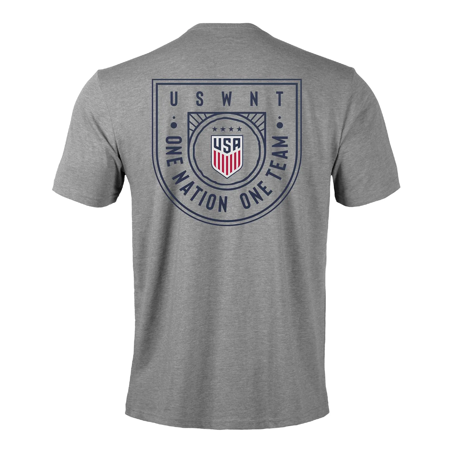 Men's Levelwear USWNT One Nation One Team Grey Tee - Image 2
