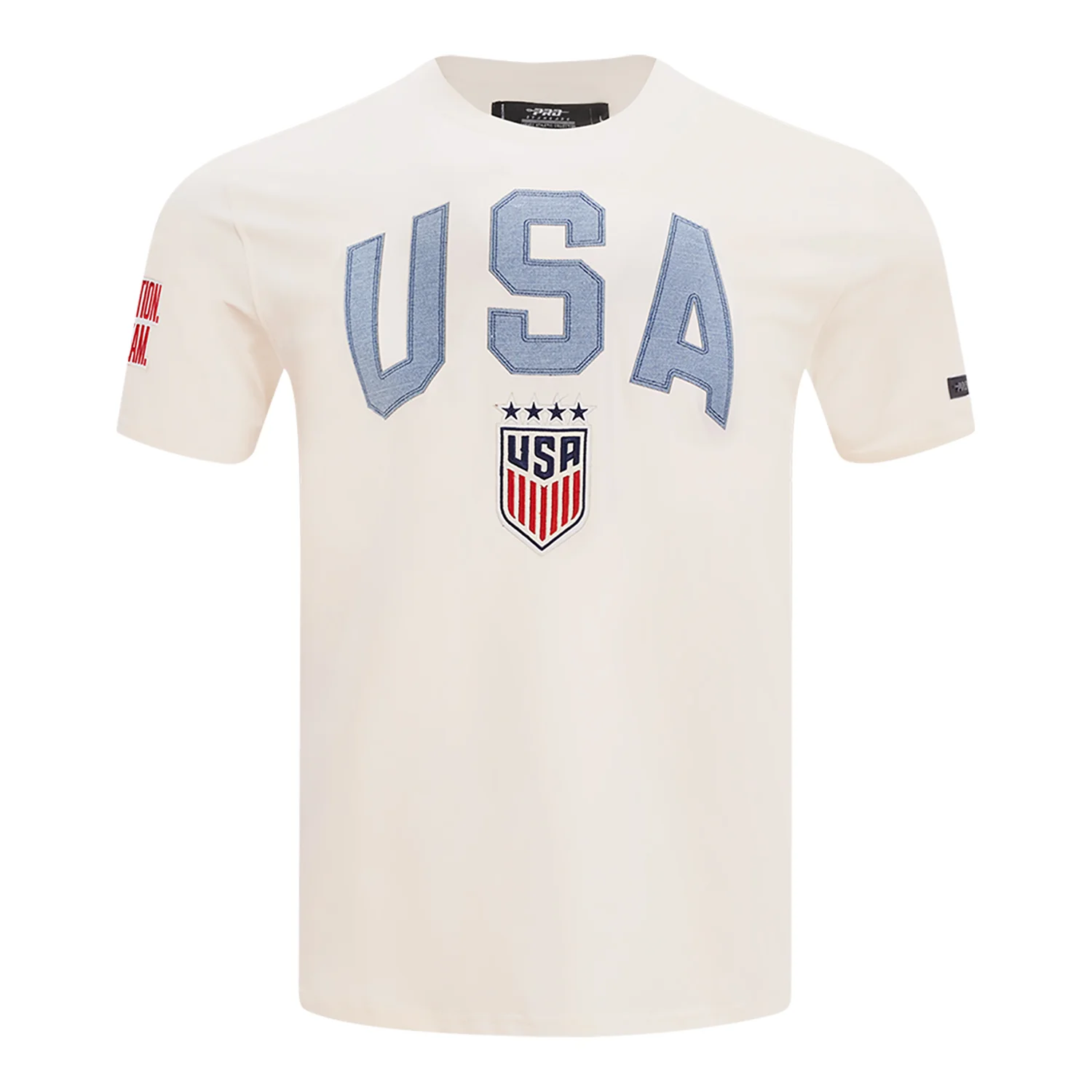Unisex Pro Standard USWNT Varsity Blues Cream Tee