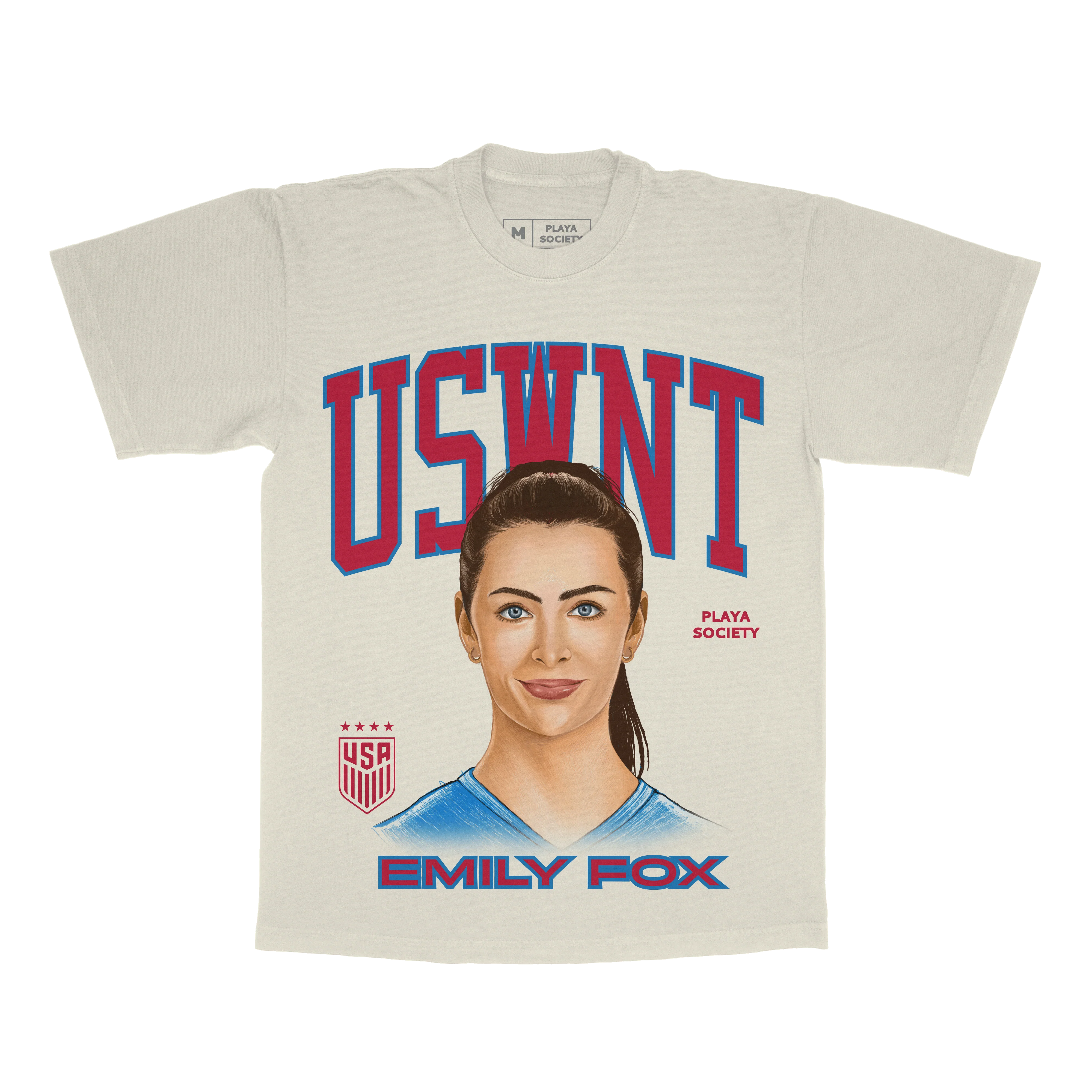 Unisex USWNT Playa Society Emily Fox T-Shirt