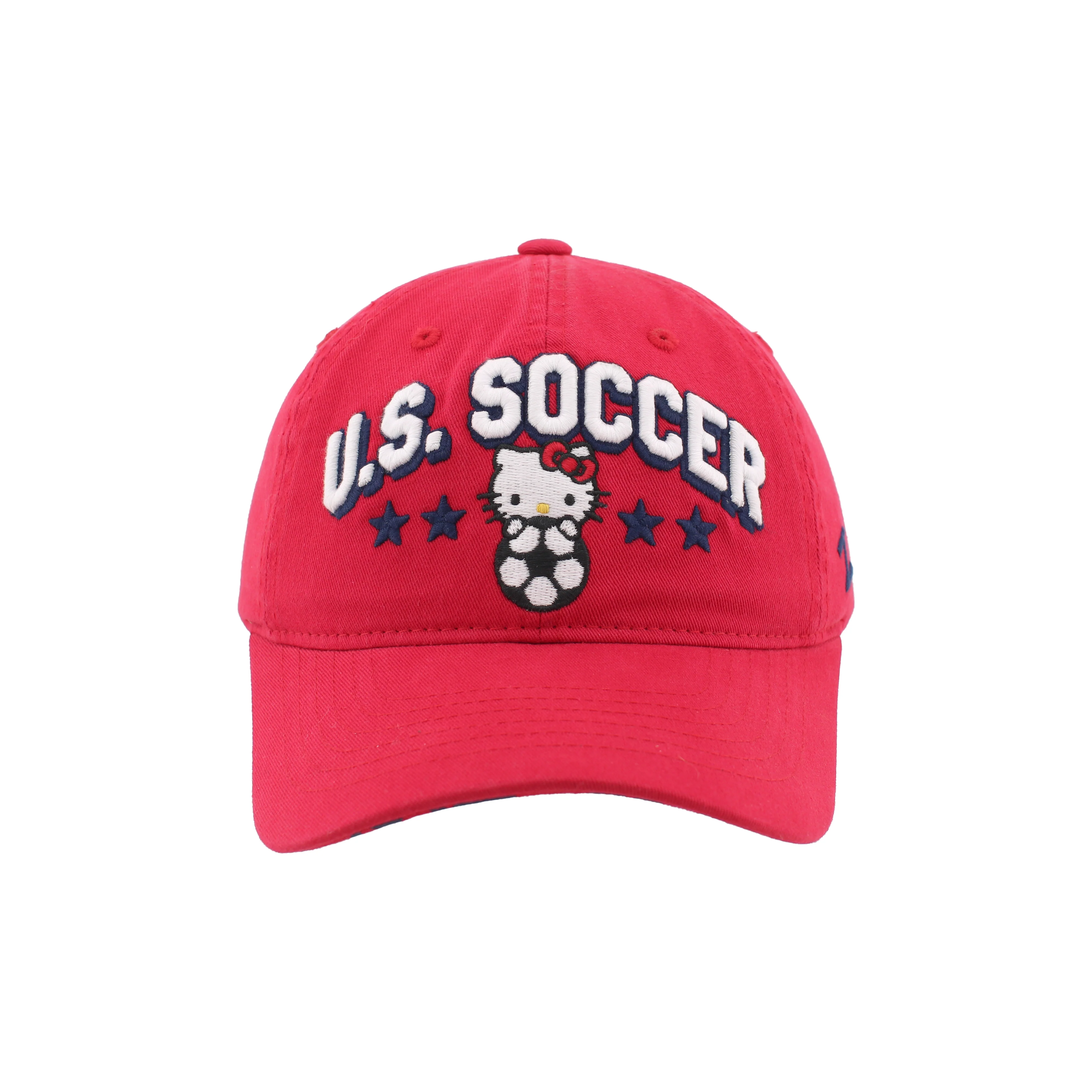 Youth Zephyr U.S. Soccer Hello Kitty Red Adjustable Hat