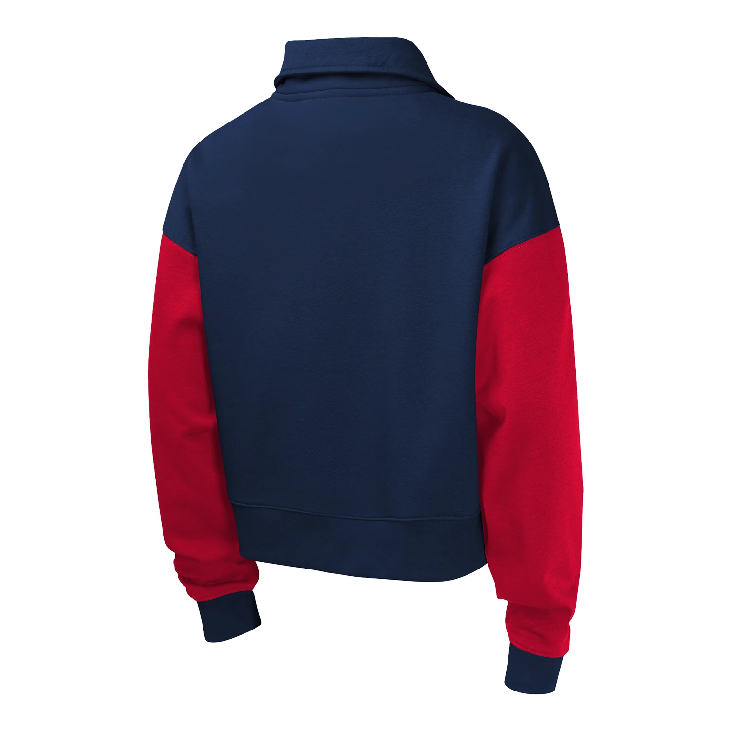 Girls Outerstuff USWNT League Collared Long Sleeve Navy Tee - Image 2