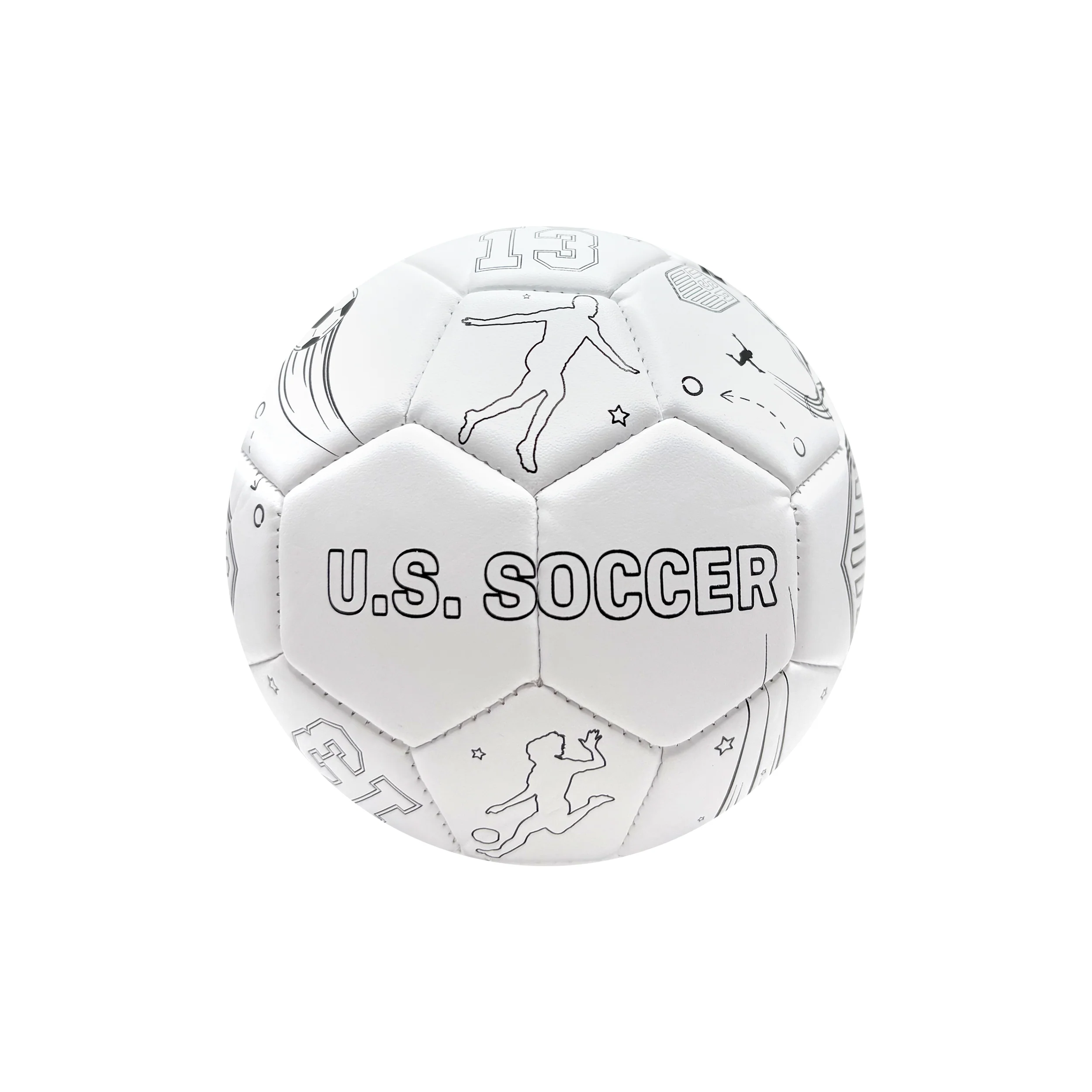 U.S. Soccer Coloring Soccer Ball - Size 2 - Image 2