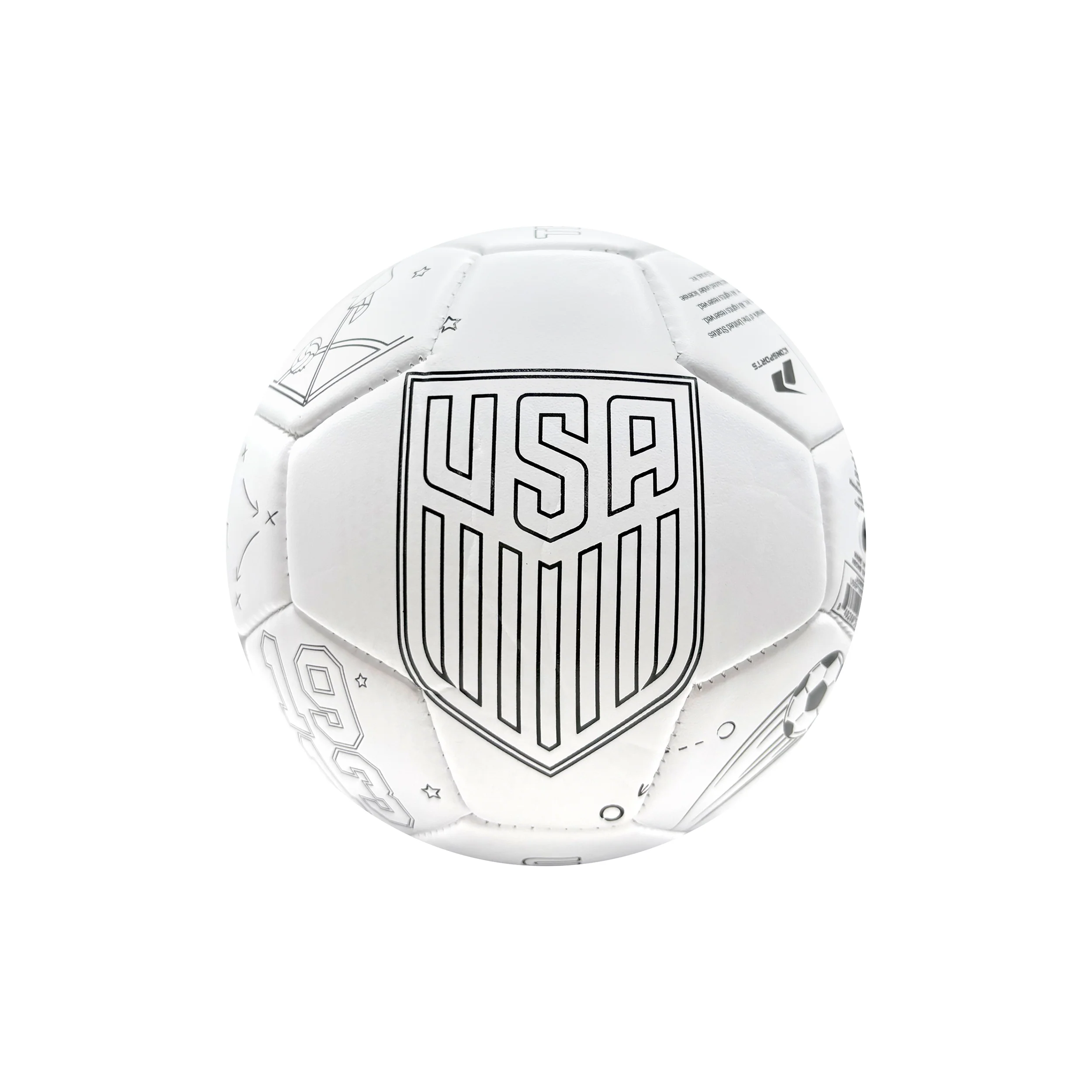 U.S. Soccer Coloring Soccer Ball - Size 2 - Image 5