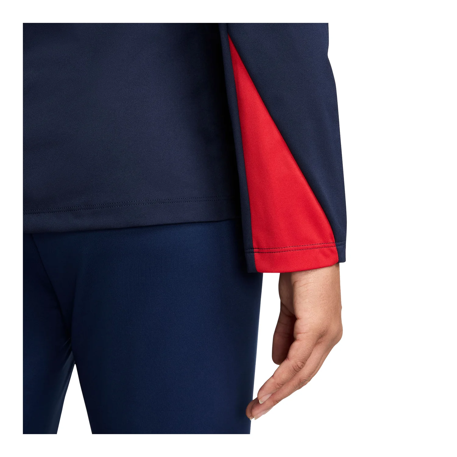 Women's Nike USA VW Strike Quarter Zip Drill Navy Top - Image 6