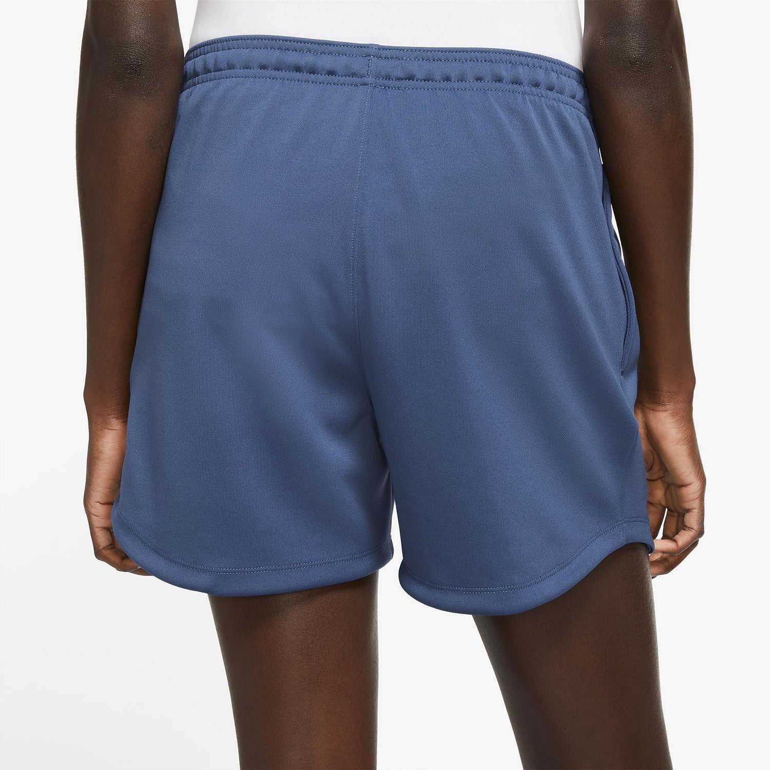 Women's Nike USA Travel Knit Blue Shorts - Image 2