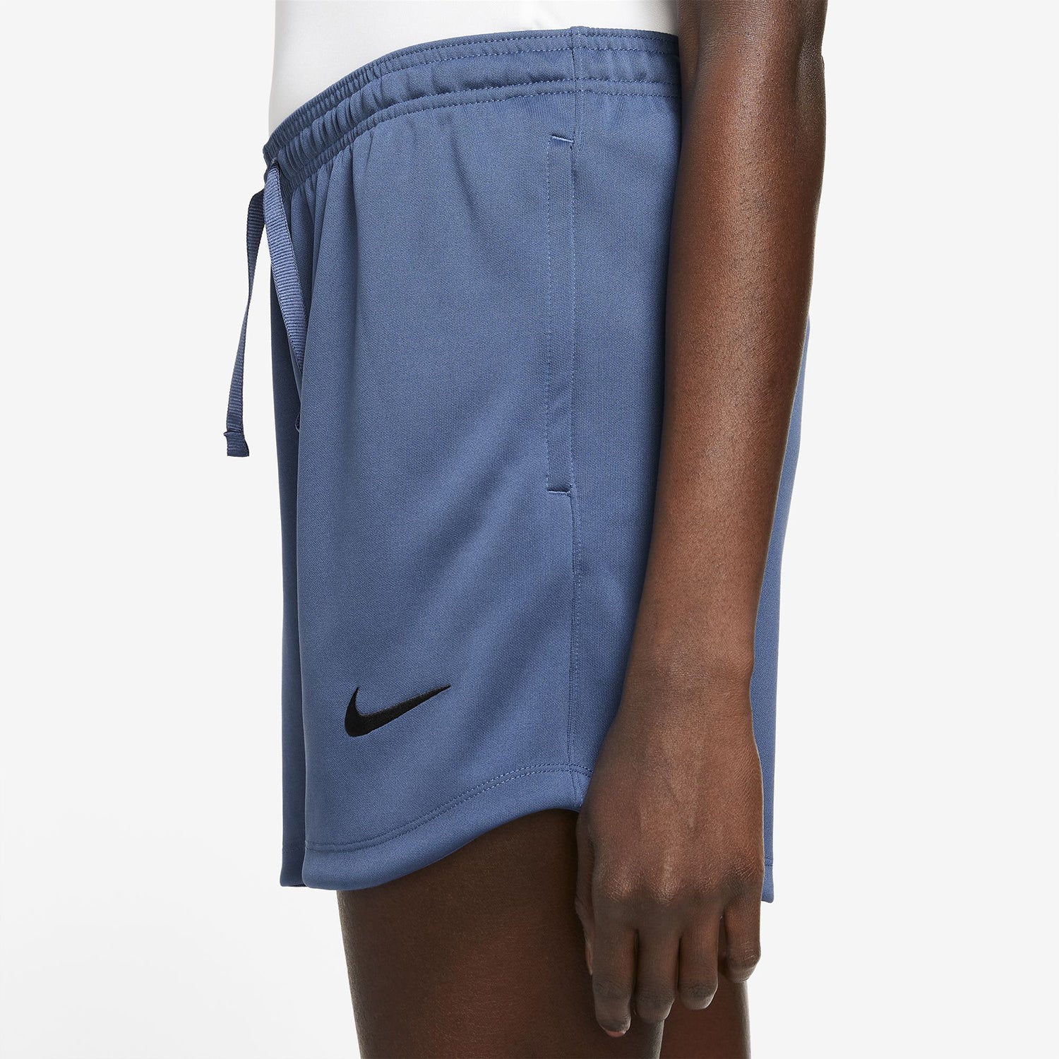 Women's Nike USA Travel Knit Blue Shorts - Image 4