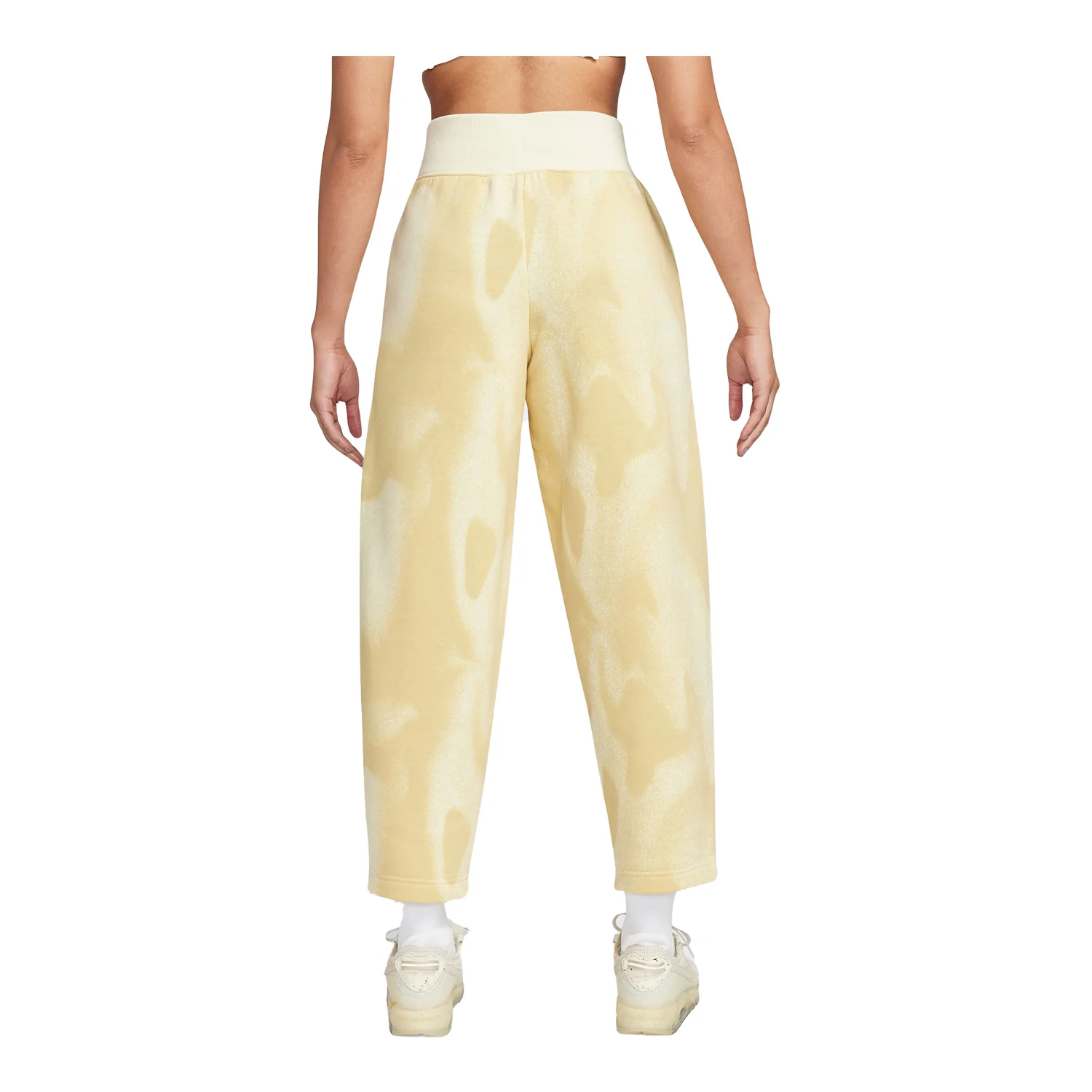 Women's Nike USA Pheonix Fleece Yellow Pants - Image 3
