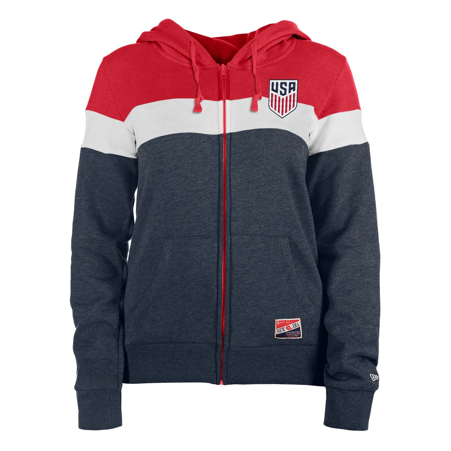 Women's New Era USMNT Full Zip Hoodie - Image 3