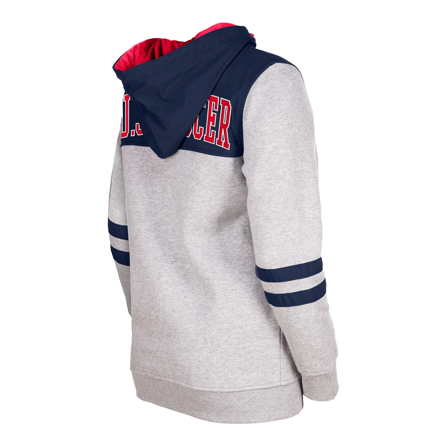 Women's New Era USMNT Full Zip Grey Jacket - Image 3