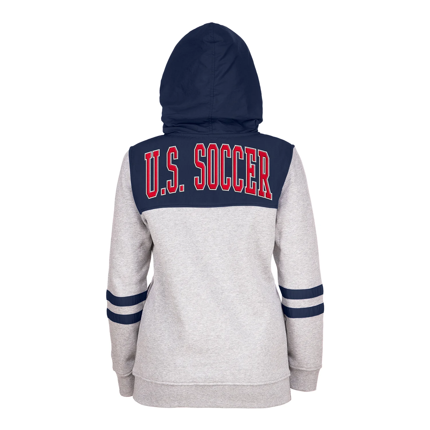 Women's New Era USMNT Full Zip Grey Jacket - Image 4