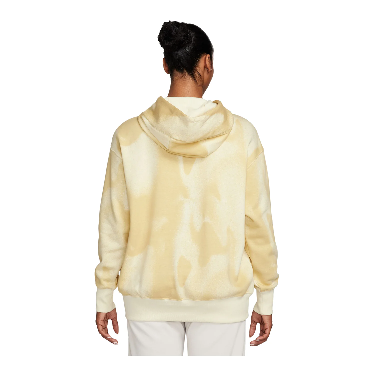 Women's Nike USA Fleece Yellow Hoodie - Image 3