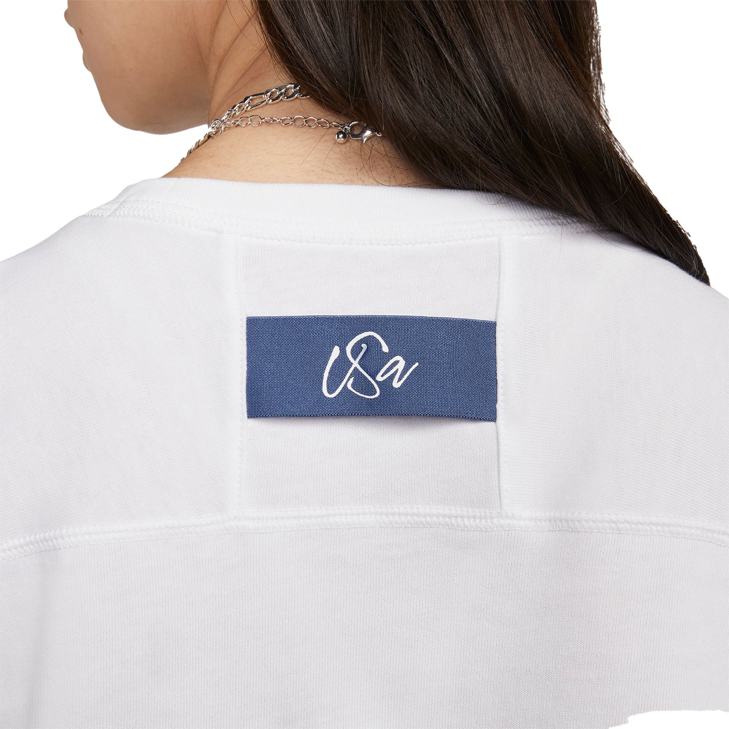 Women's Nike USA Travel White Tee - Image 4