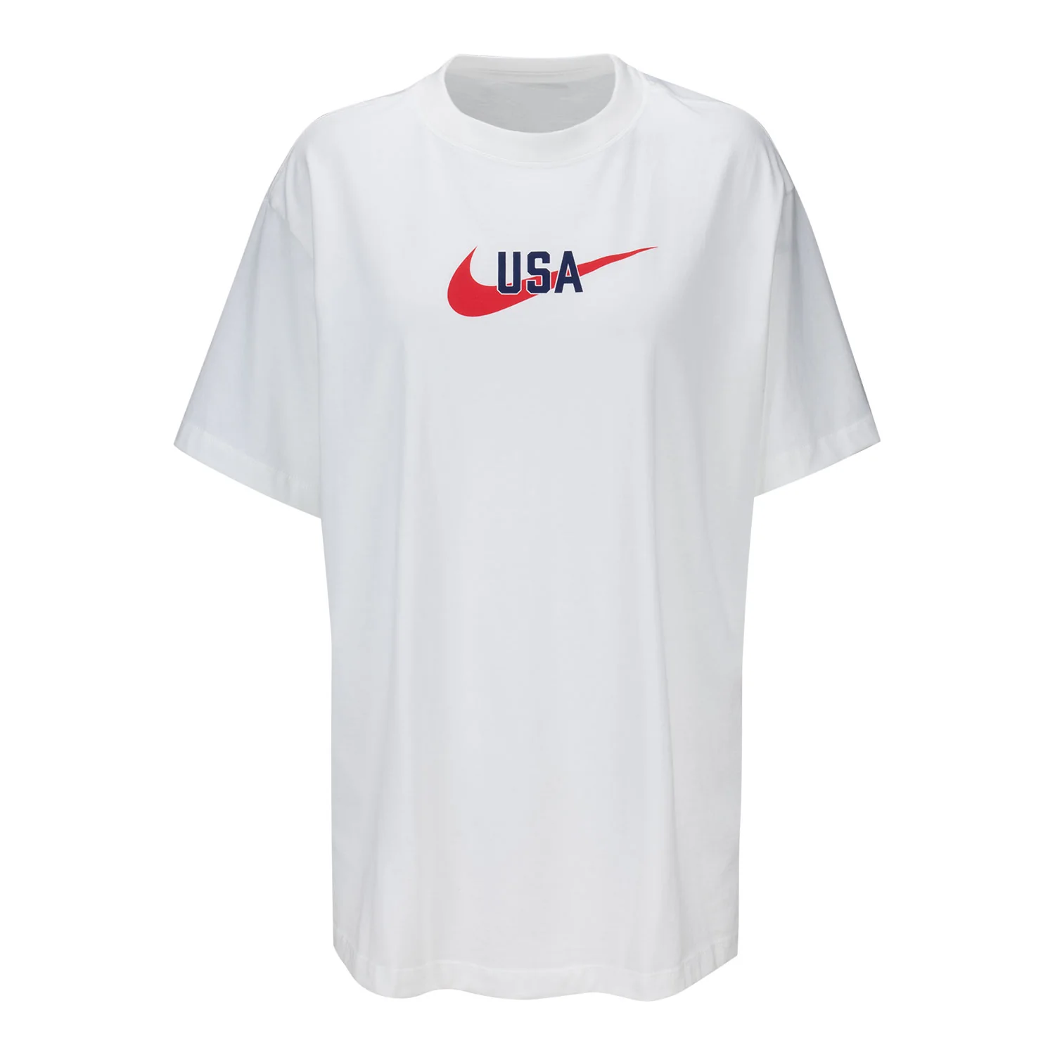 Women's Nike USA Swoosh White Tee - Image 5