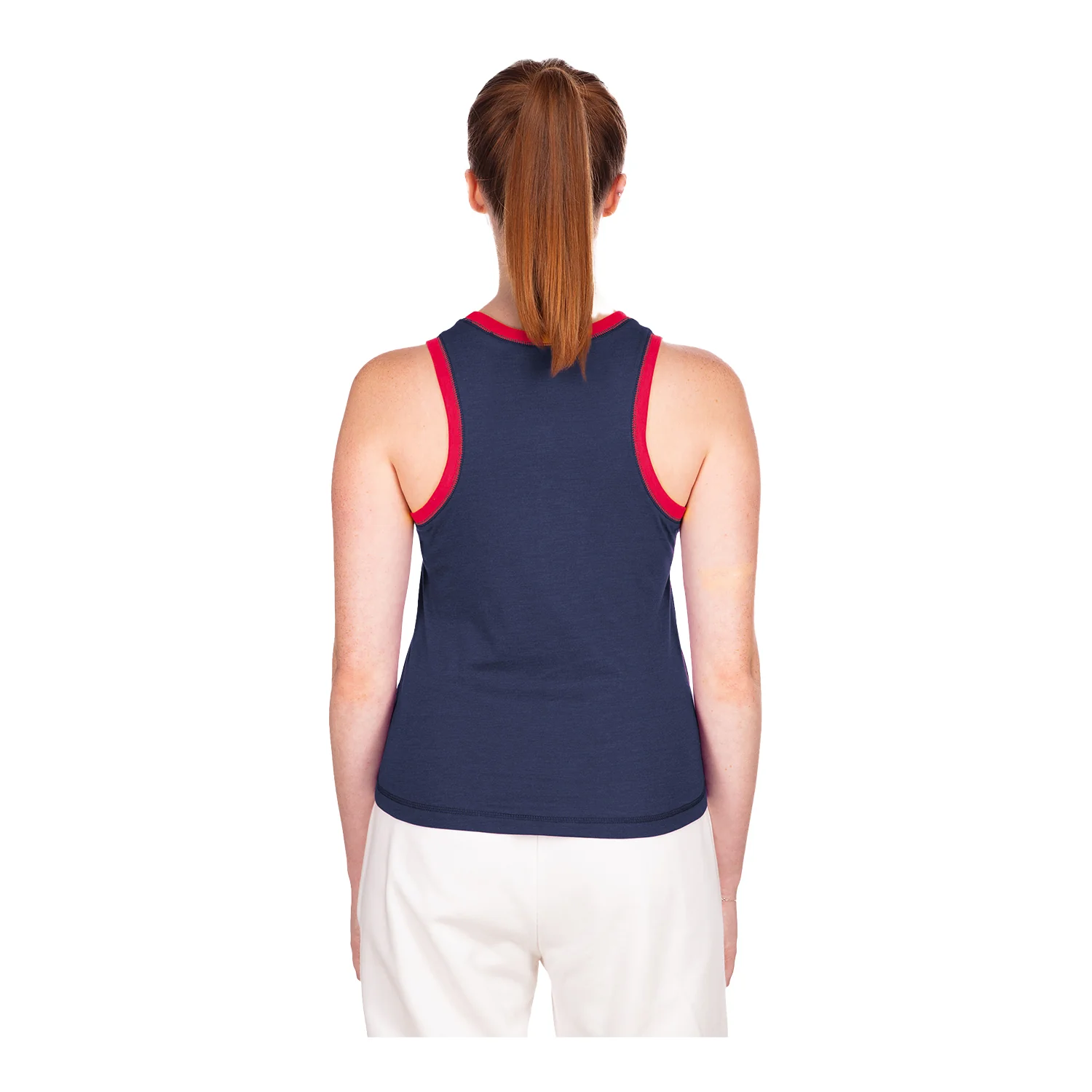 Women's New Era USMNT Navy Heathered Tank - Image 5