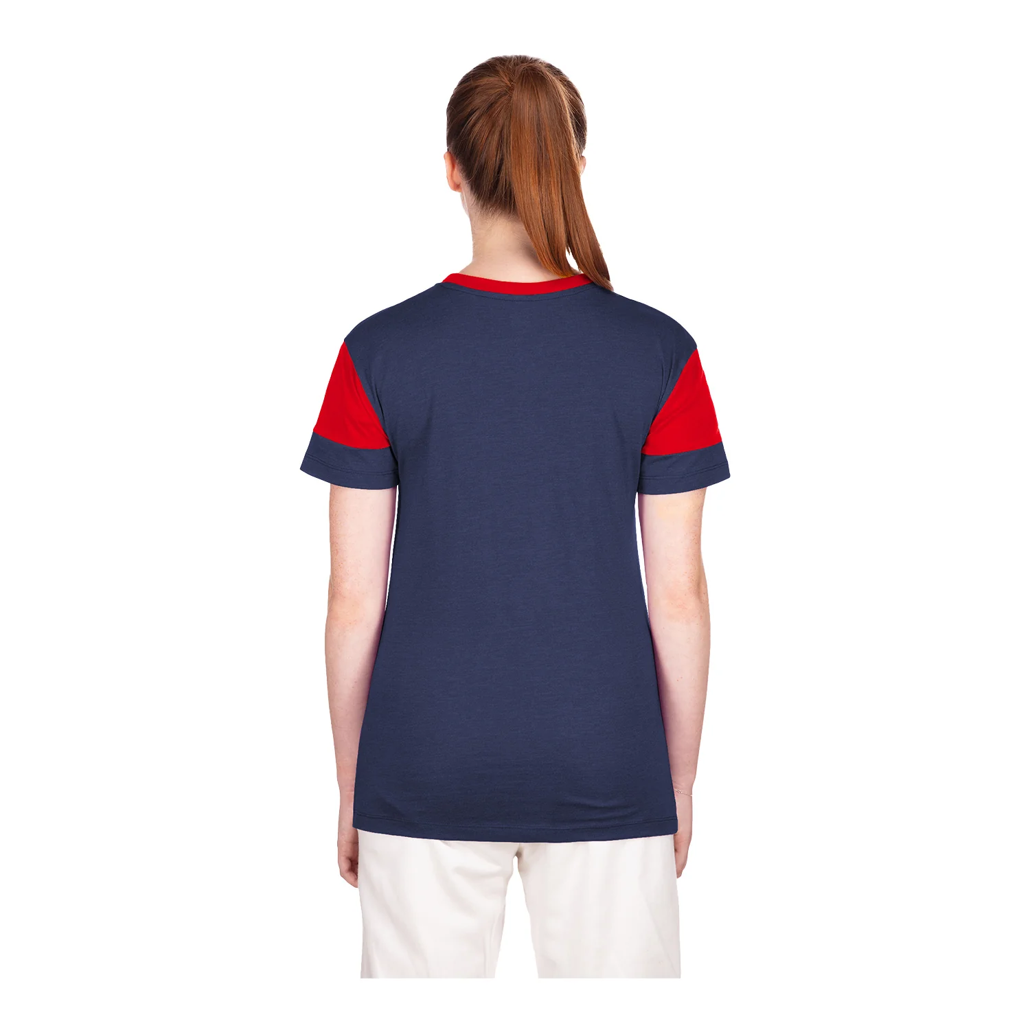 Women's New Era USMNT Navy Rise Tee - Image 5