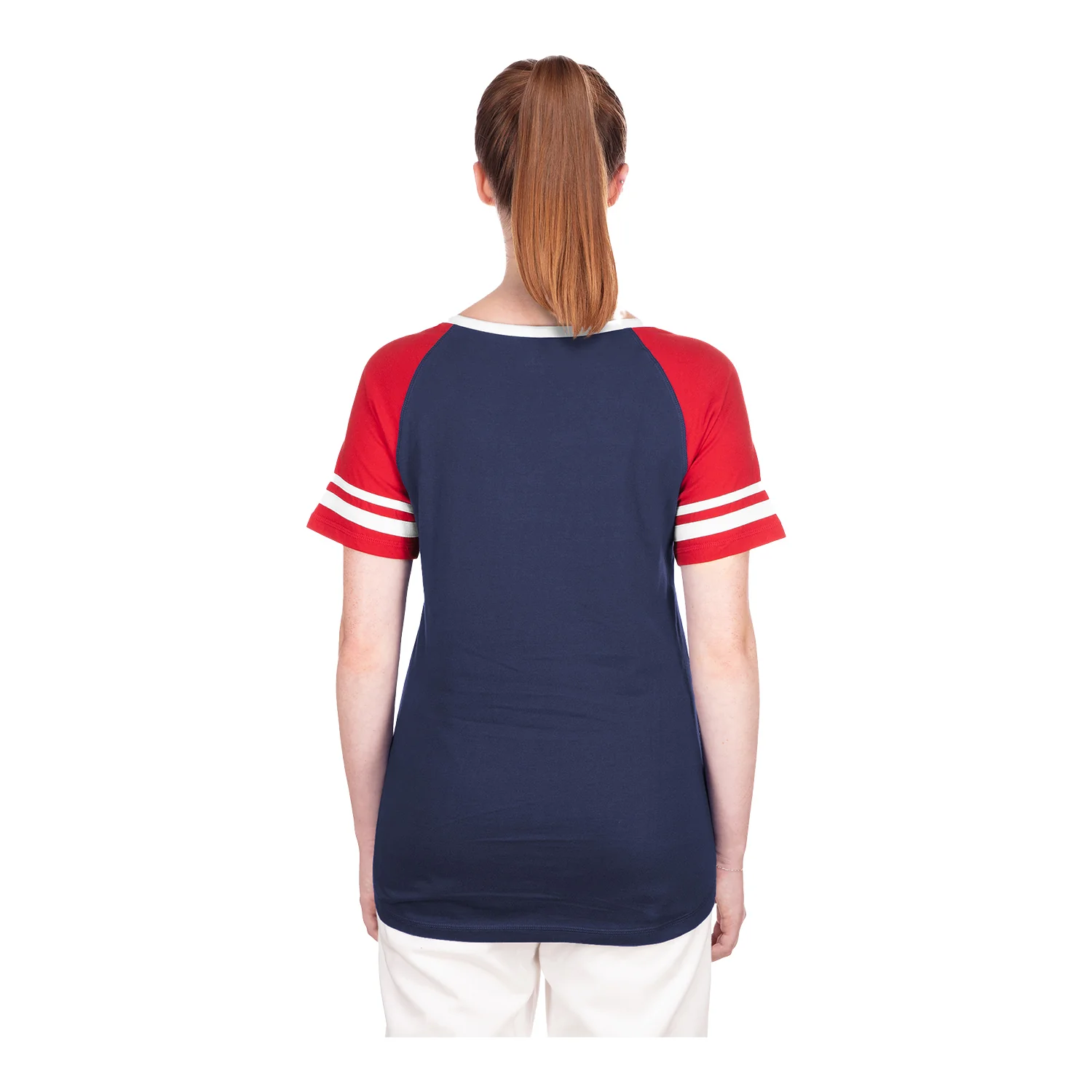 Women's New Era USMNT Echo Navy Tee - Image 5