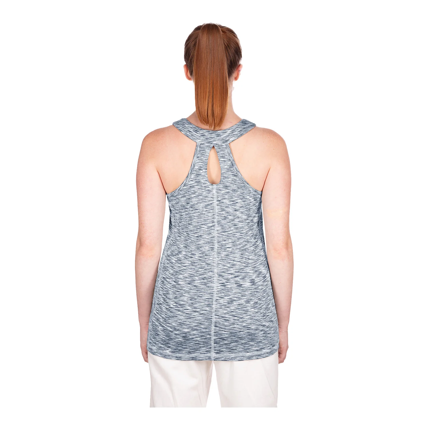 Women's New Era USMNT Navy Space Dye Tank Top - Image 6