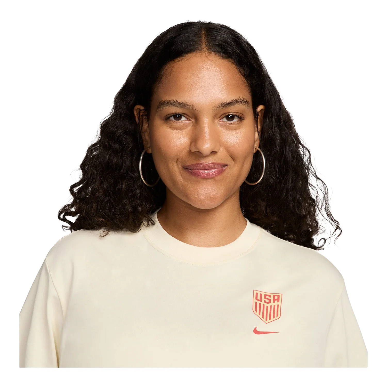 Women's Nike USA Star Tan Tee - Image 2