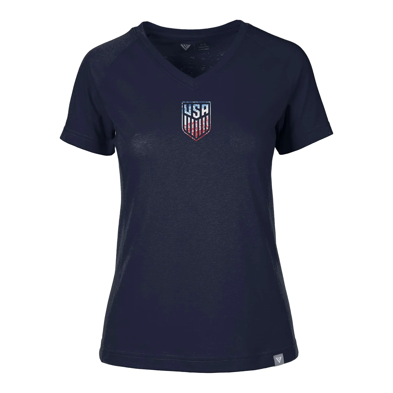 Women's Levelwear USMNT Pixel Navy Tee