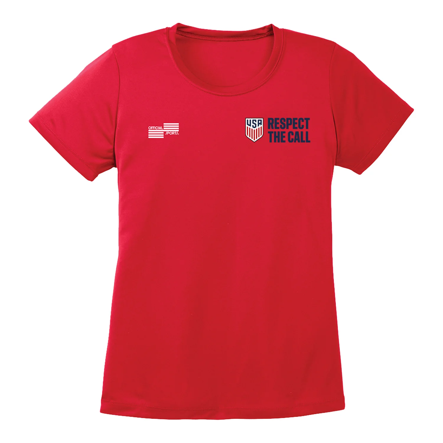 Women's U.S Soccer Respect The Call Red T-Shirt