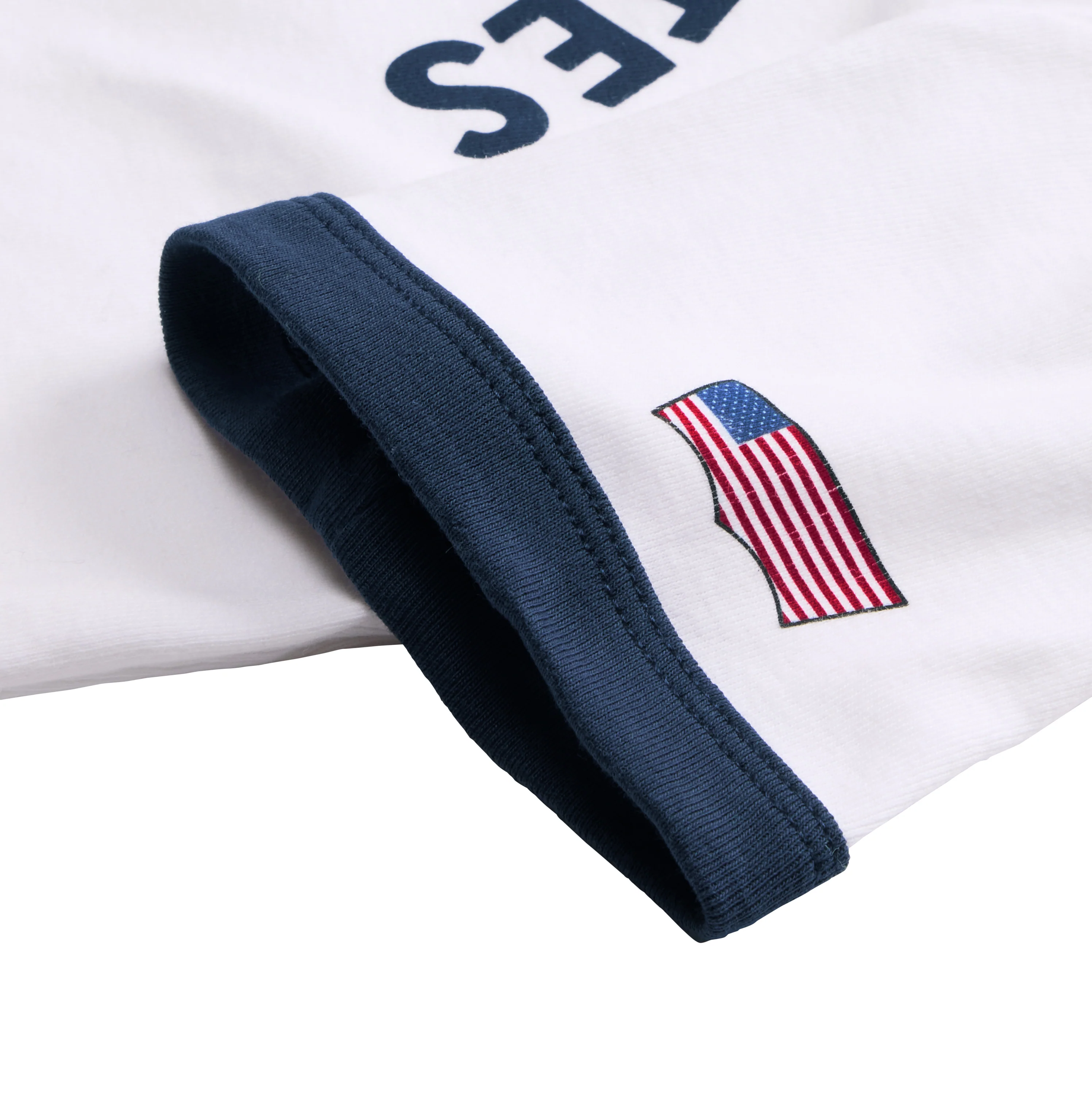 Women's Levi's United States White Ringer T-Shirt - Image 4
