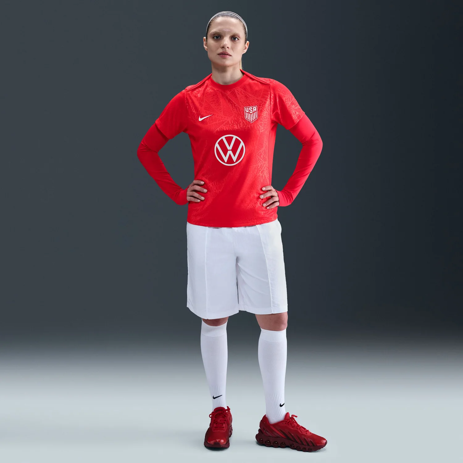 Women's Nike USA 2025 Pre-Match Top - Image 3