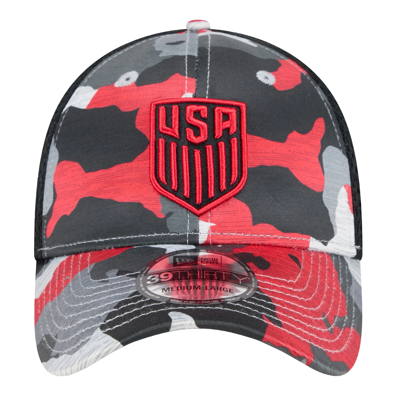 Adult New Era USMNT 39Thirty Active Camo Hat - Image 2