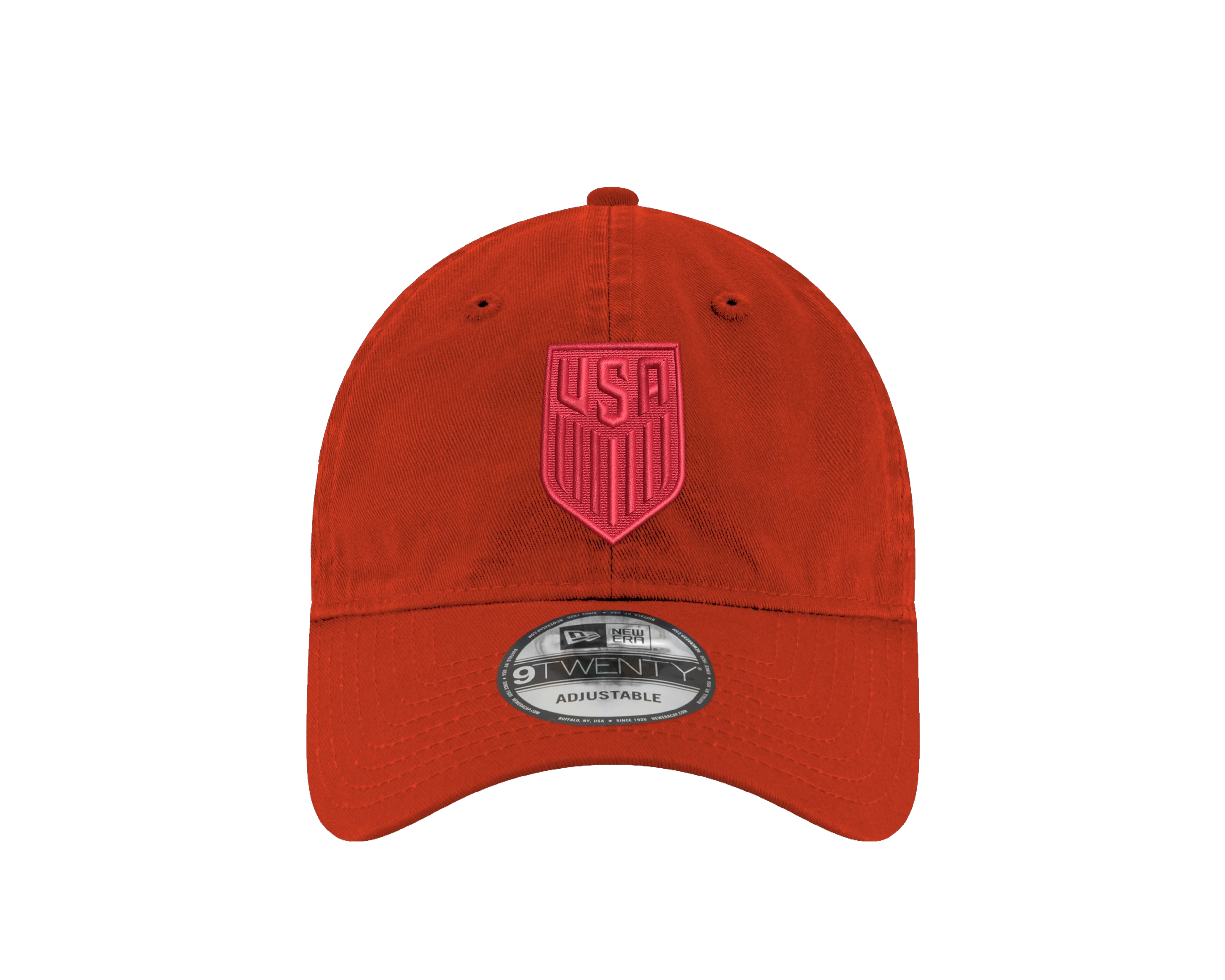 Adult New Era 9Twenty USMNT Red Tonal Hat