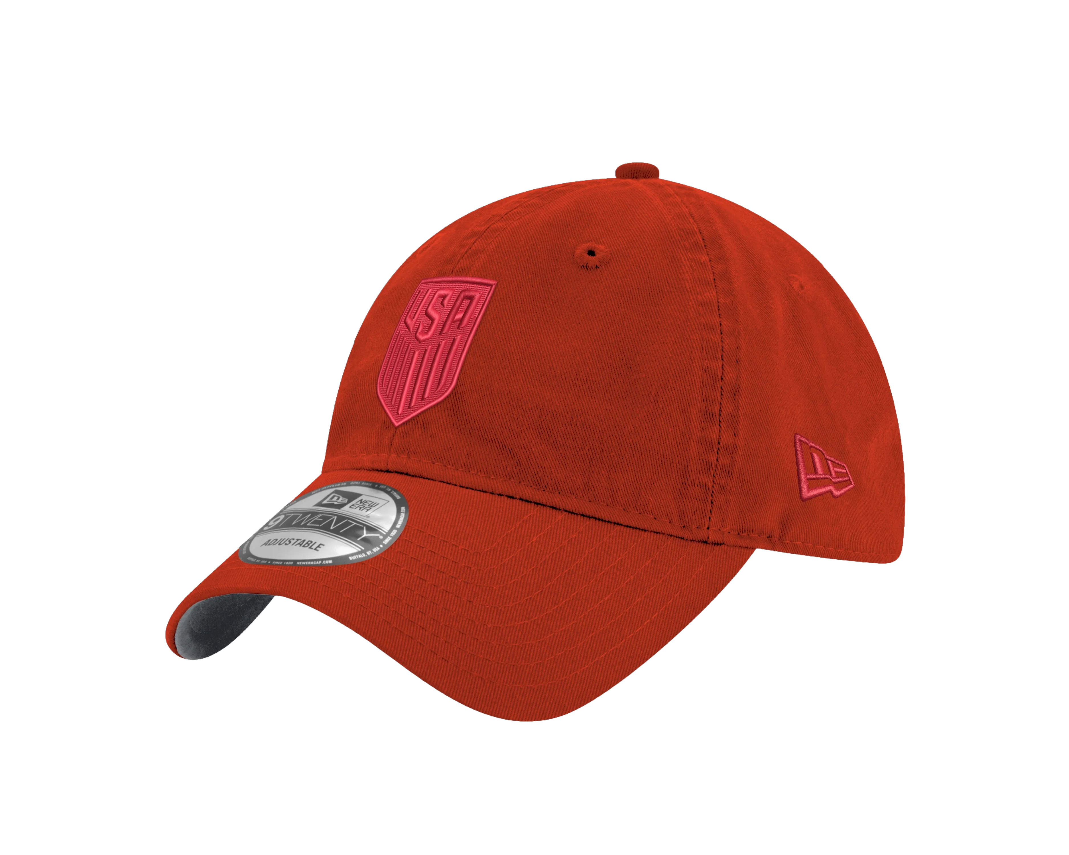 Adult New Era 9Twenty USMNT Red Tonal Hat - Image 2