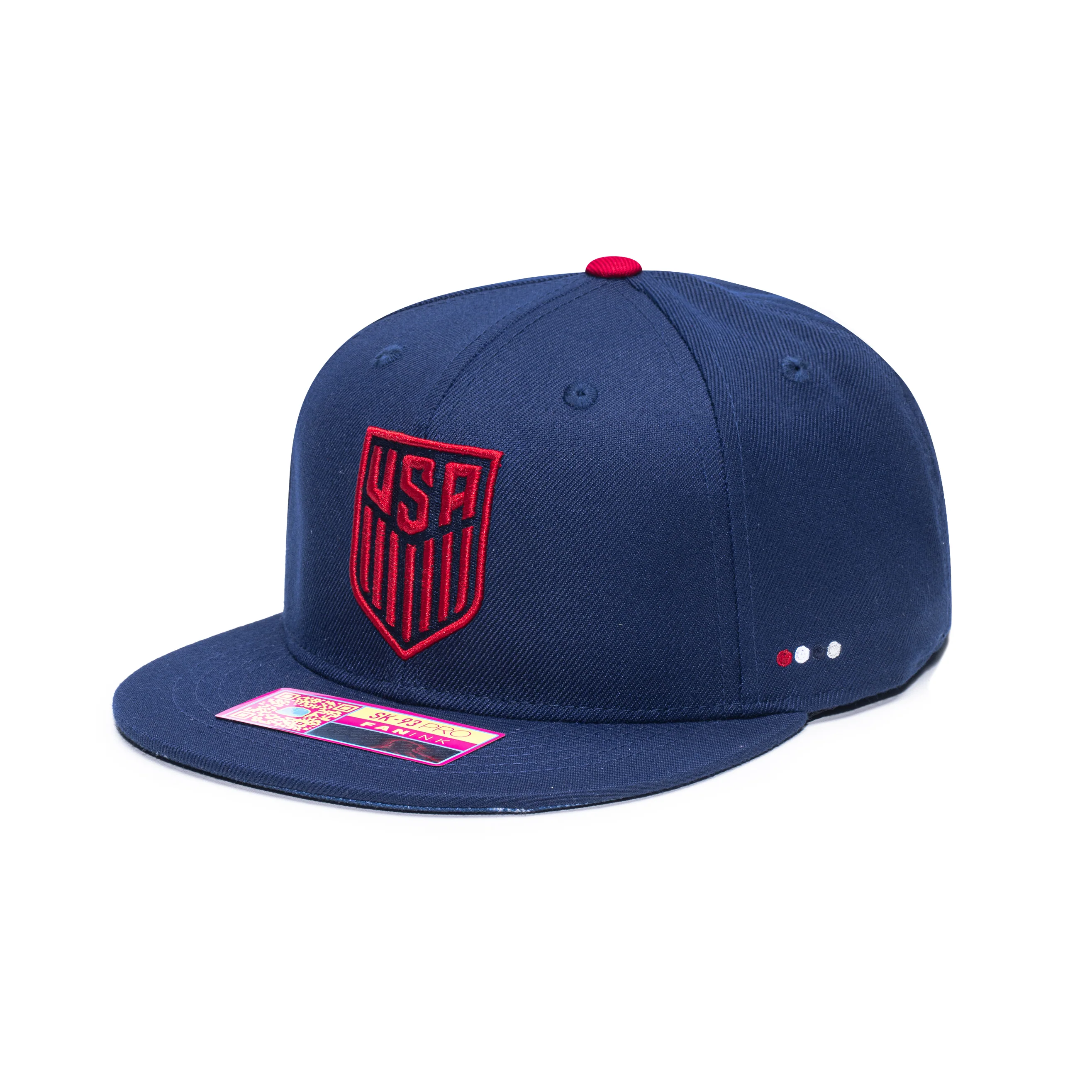 Adult Fan Ink USA Locale Navy Hat - Image 2